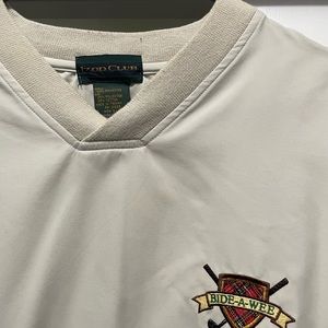 Bide A Wee golf pullover size large white like new